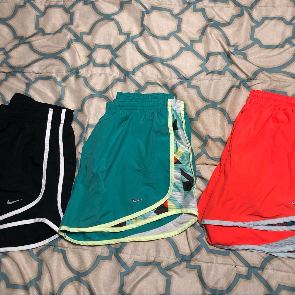 Nike Shorts Set - Black, Teal, and Red